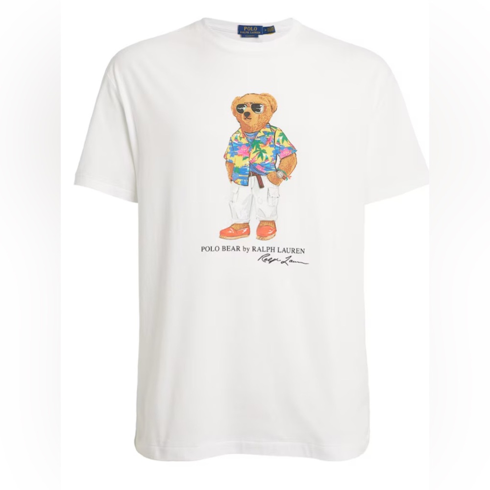 Mens POLO RALPH LAUREN POLO BEAR JERSEY T-SHIRT